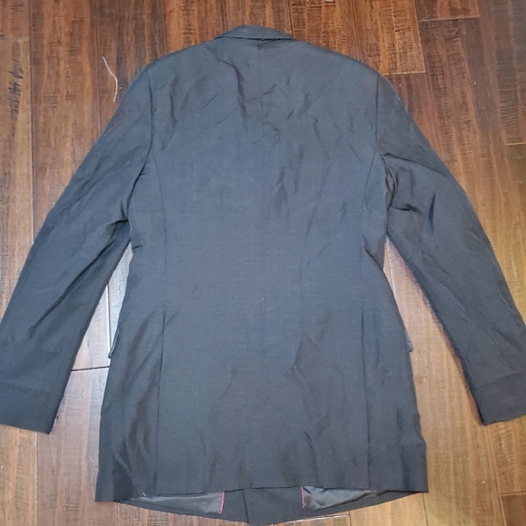 Double Breast Black Sport Blazer Suit Jacket sz XL - Picture 5 of 5